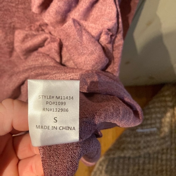 🌷spring long sleeved ruffle top - Picture 4 of 5